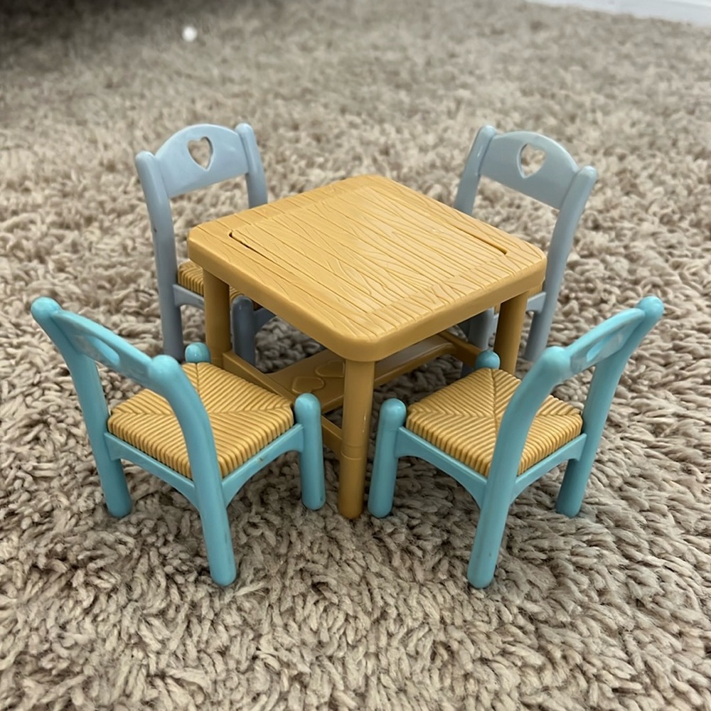 Vintage 1993 Fisher Price Table and Chairs